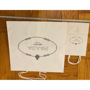 Prada paper bags